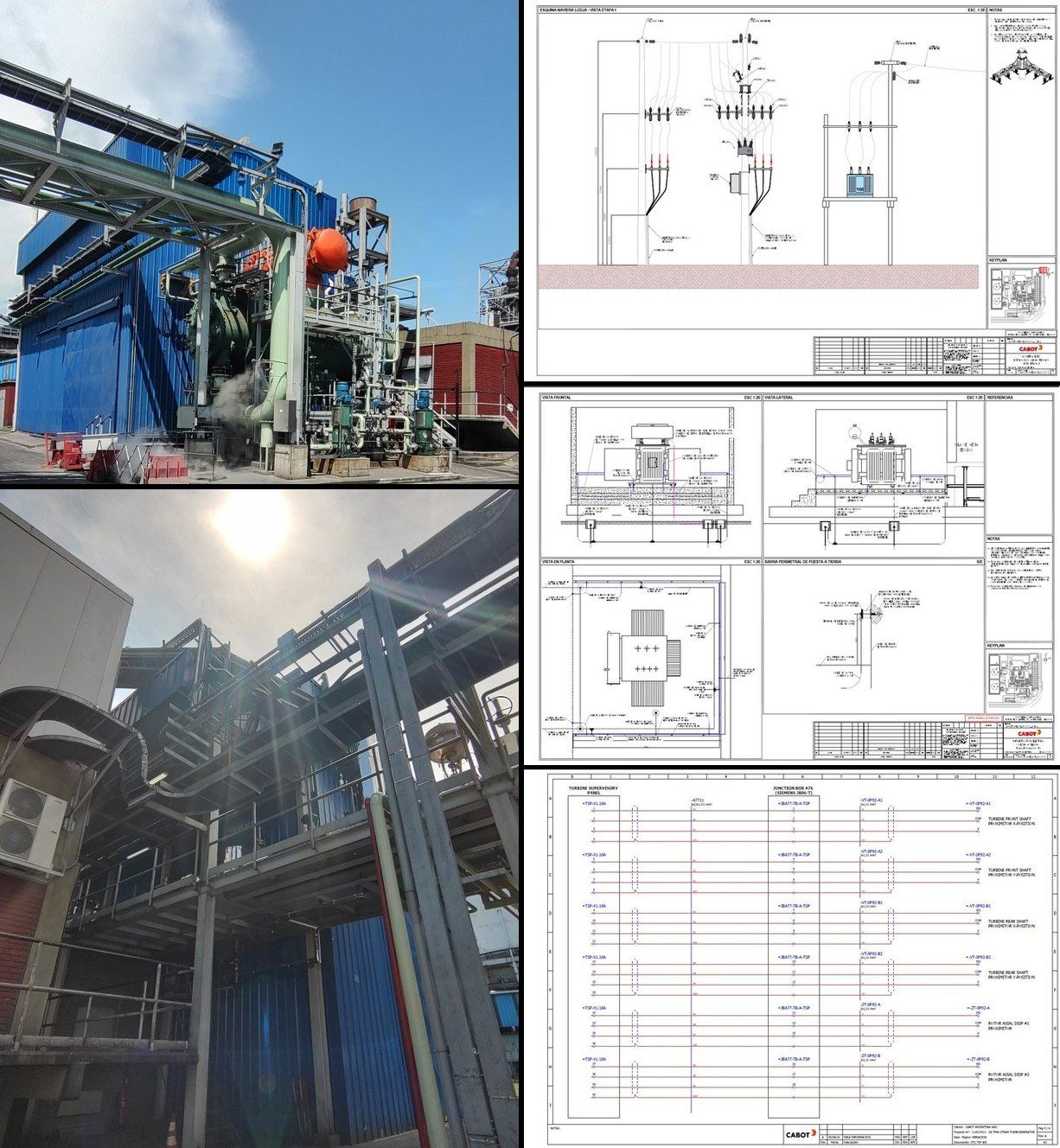 Ingeniería, Precomisionado y Comisionado de Turbogenerador de 7,8 MW — Cabot Argentina